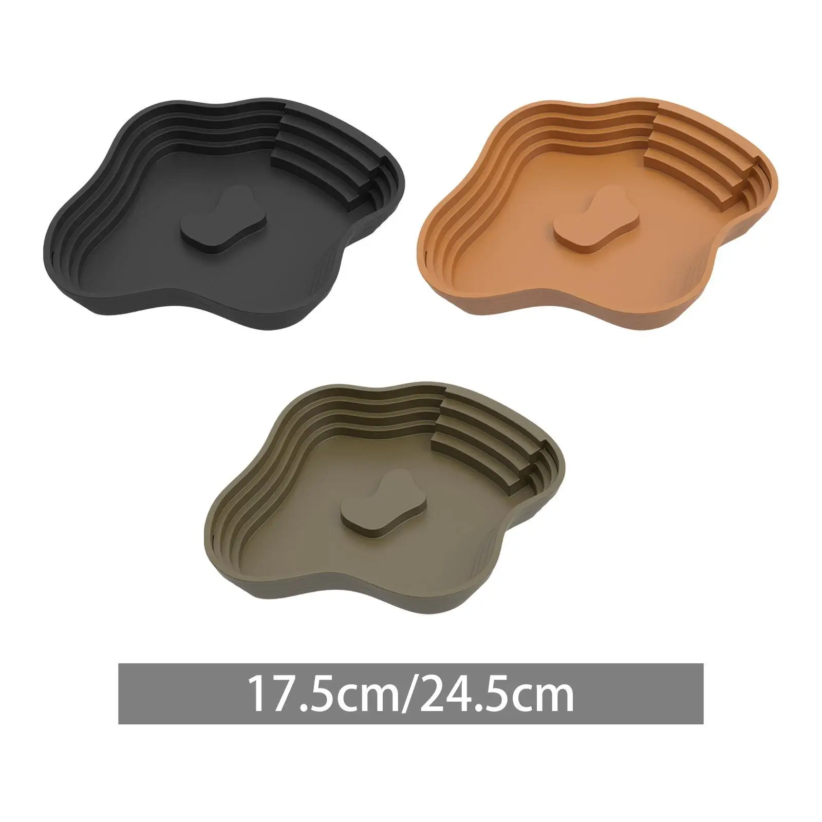 Piscina de baño para reptiles, plato de alimentación para reptiles con rampa, alimentador de tortugas, hábitat de lagartos para hámster, tortuga, serpiente barbuda - imagen 3