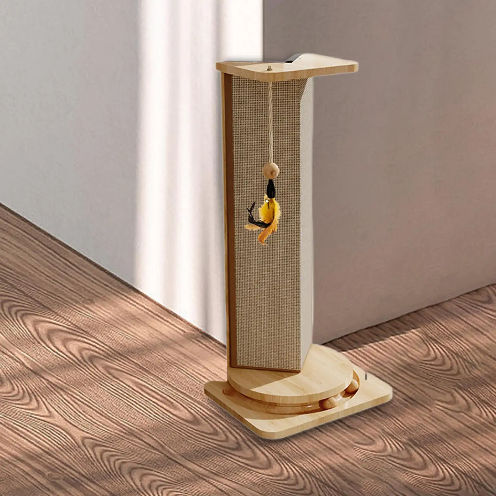 Cat Scratcher Post Sisal Cat Scratching Pad for Indoor Cats,Kitten Scratch Board,Furniture Protector for Indoor Cats Kitty