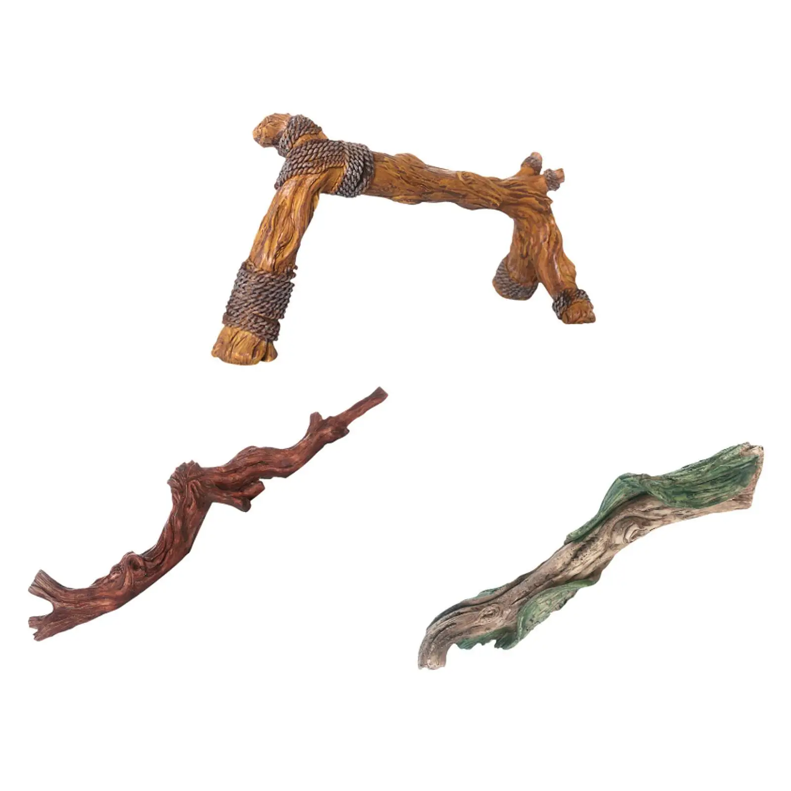 Reptile Climbing Branch Habitat Decoration for Snake Lizard Leopard Gecko