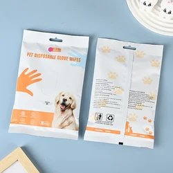 Guantes con toallitas para limpiar pelo de gatos y perros