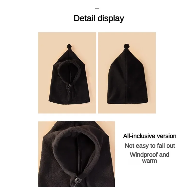 Gorro cálido de invierno para mascotas, diseño con cordón ajustable para calidez para perros, gorro informal para mascotas - imagen 3