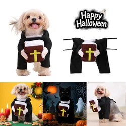 Disfraz sacerdote para perros y gatos – Halloween transpirable