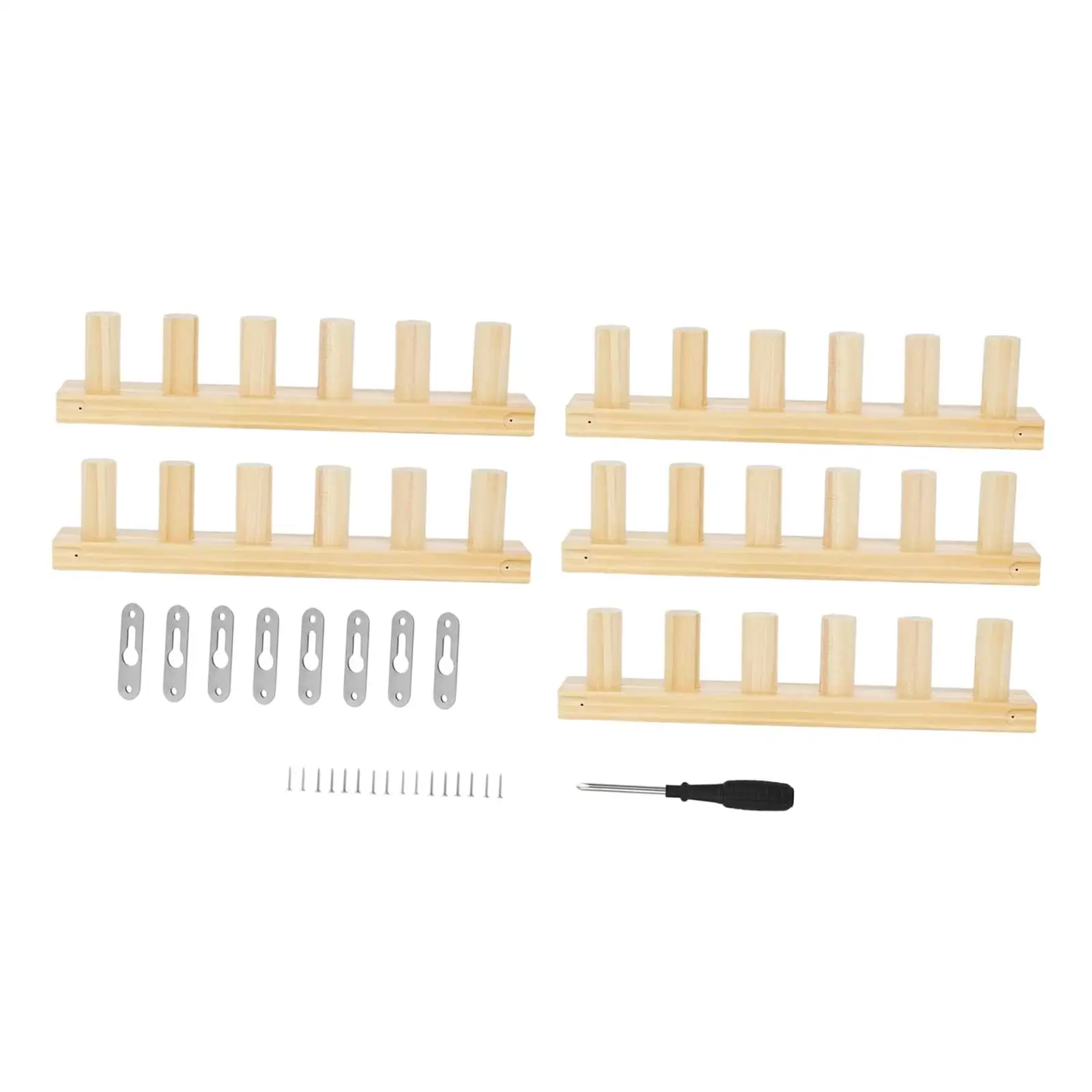 Wooden Knitting Loom Kit Thick Blanket Loom DIY Blanket Frame Wooden Knitting Loom Kit Thick Blanket Loom DIY Blanket Frame