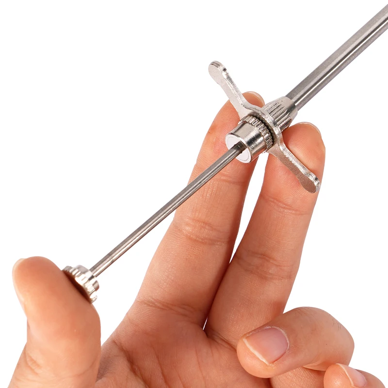 Pistola de jeringa SS AI para ganado vacuno de granja bovino, aplicador de inseminación Artificial, inyector de Semen, instrumento de cría de paja congelada, granja - imagen 5