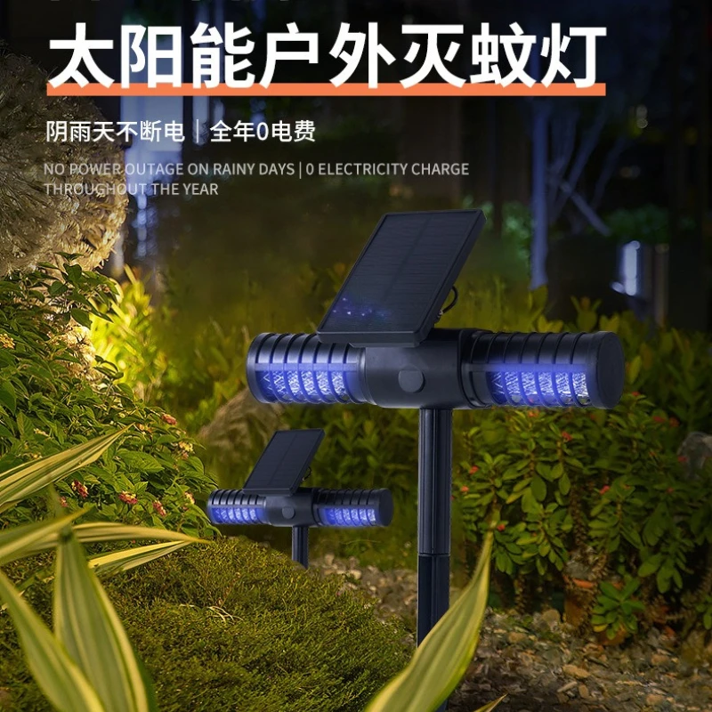 Lámpara solar antimosquitos para jardín - trampa exterior impermeable - imagen 2
