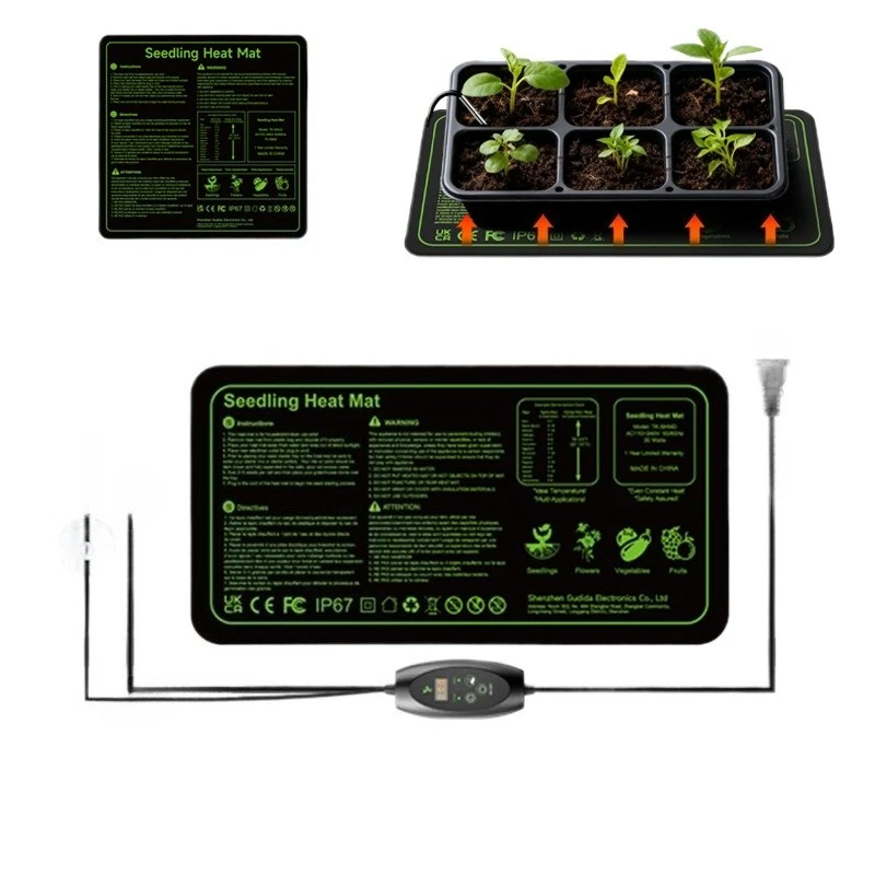 Versión de interruptor de almohadilla térmica para escalada de mascotas, tortuga, serpiente, lagarto, Rana, araña, almohadilla térmica para reptiles, ajuste de temperatura impermeable - imagen 2