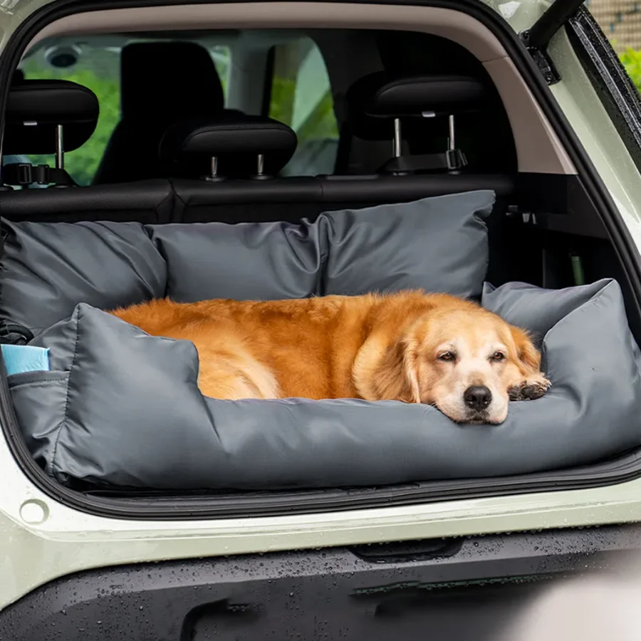 Transportín grande para perros, funda de asiento de coche para perros de viaje, hamaca plegable, bolsa de transporte para mascotas, transporte para gatos, perros, Transportin Perro Autostoel - imagen 5