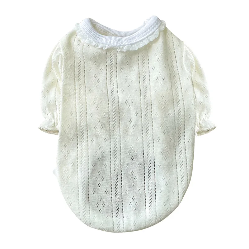 Abrigo de Jacquard con manga de burbuja para perro, ropa VIP de peluche para mascota, falda de invierno para perro, ropa de Navidad, venta al por mayor - imagen 5