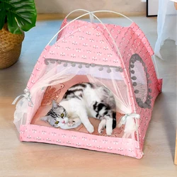Cama nido semicerrado para gatos y perros – Cueva acogedora todo el año
