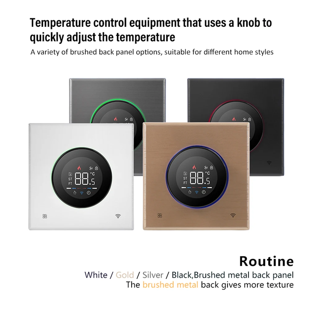 Termostato WiFi inteligente, controlador de temperatura Digital, termostato de calefacción de caldera de Gas y agua programable, termostato de perilla eléctrica - imagen 3