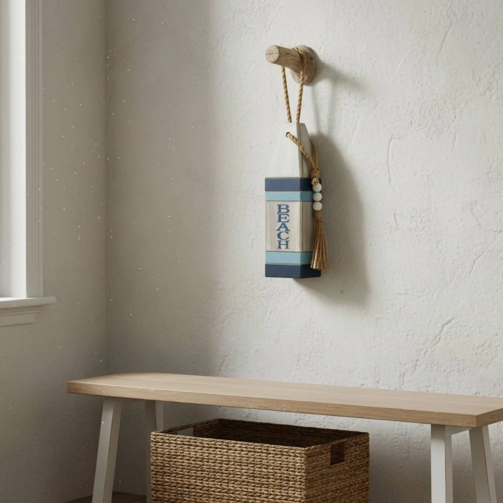 Decoración náutica en madera: boya decorativa para gatos y perros - imagen 4