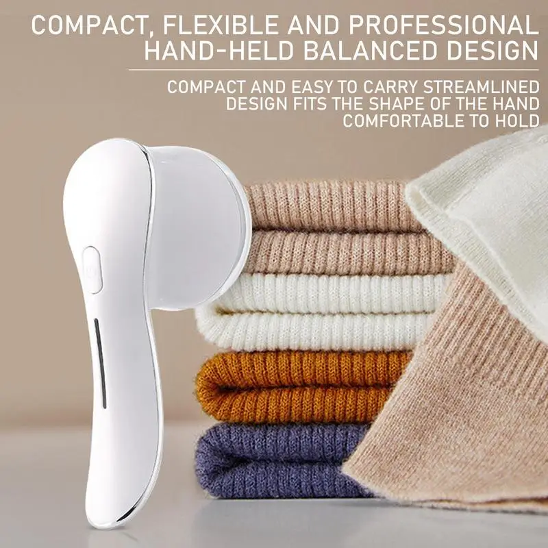 Removedor de pelusa eléctrico recargable, Defuzzer de suéter, afeitadora inteligente con pantalla Digital - imagen 5