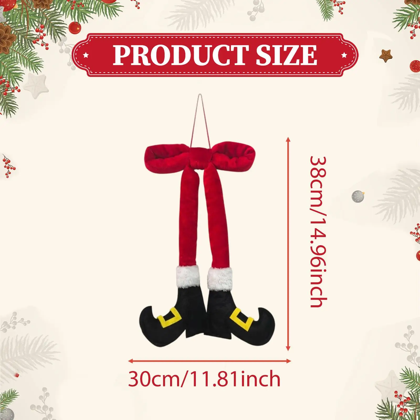 Christmas Elf Legs Hanging Santa Leg Decor Cute Novelty Decorative Car Pendant