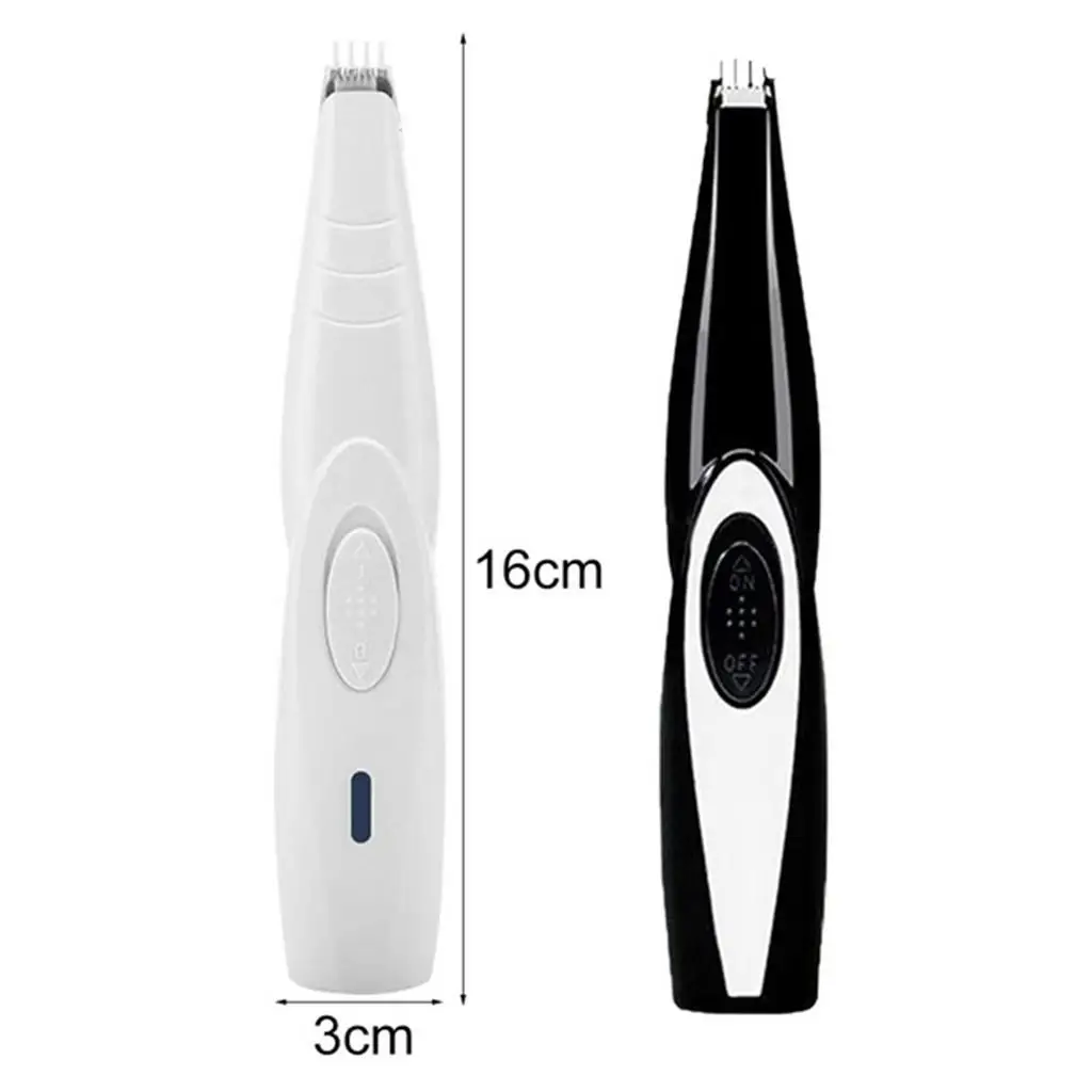 Dog Foot Hair Trimmer Shaver s Cordless BUTTON SWITCH Low Noise Dog Foot Hair Trimmer Shaver s Cordless BUTTON SWITCH Low Noise