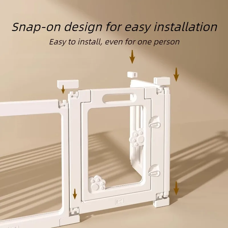 Valla transparente para perros pequeños con puerta - recinto seguro - imagen 5
