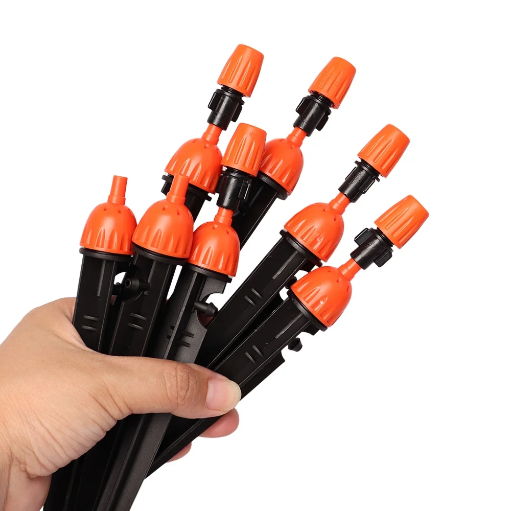 25 uds emisores de riego por goteo goteros de riego de jardín ajustables para sistema de riego para accesorios de manguera de riego de 1/4" - imagen 2