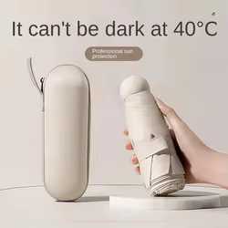 Paraguas cápsula mini plegable para perros y gatos – Solar y lluvia
