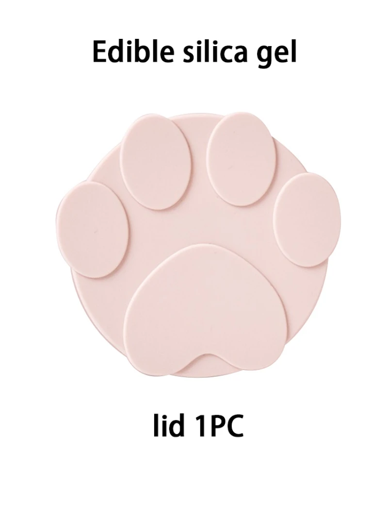 Tapa enlatada de silicona reutilizable 3 en 1 para perros y gatos, sellador de alimentos, cuchara, cubierta para alimentos para mascotas, almacenamiento, tapas de mantenimiento fresco, cuenco, accesorios para perros - imagen 5