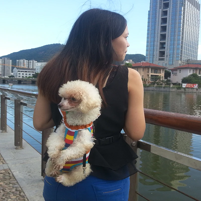 Mochila transportadora para gatos y perros con orificios de ventilación - imagen 4