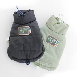 Chaleco térmico para perros pequeños – Cuello alto acolchado