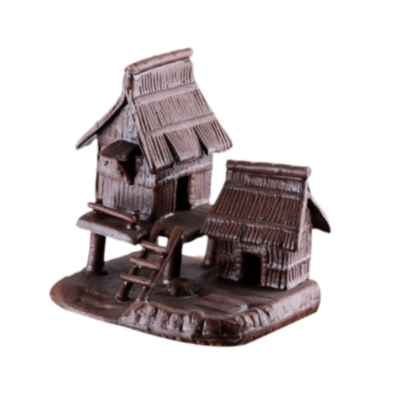 Aquarium Decor Fish Tank Decoration Traditional Chinese Building Sculpture Aquarium Accessories Sturdy Hideout House for Home