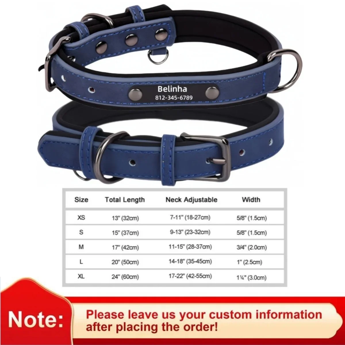 Navy Blue Collars