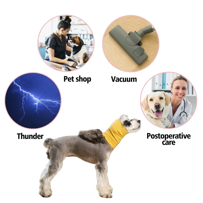 Orejeras para el cuidado de perros, orejeras suaves y cálidas a prueba de ruido, cubierta para las orejas para mascotas, sombrero de tela, aseo, baño, secado por soplado, manga para mascotas - imagen 2