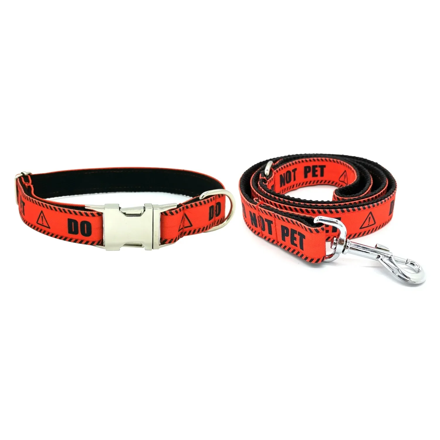 Collar de perro personalizado con grabado gratuito, correa para mascotas a juego, hebilla de Metal de contactos personalizados, no Collar de señal de advertencia para mascotas - imagen 2