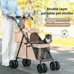 Transportín 2 en 1 para perro y gato – Bolso pliable para paseo y viaje