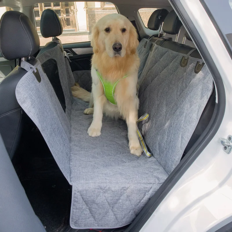 Funda protectora para asiento de perro, hamaca para perro, funda protectora para asiento de coche, alfombrilla antideslizante, portador de seguridad para perros, almohadilla de seguridad impermeable - imagen 2