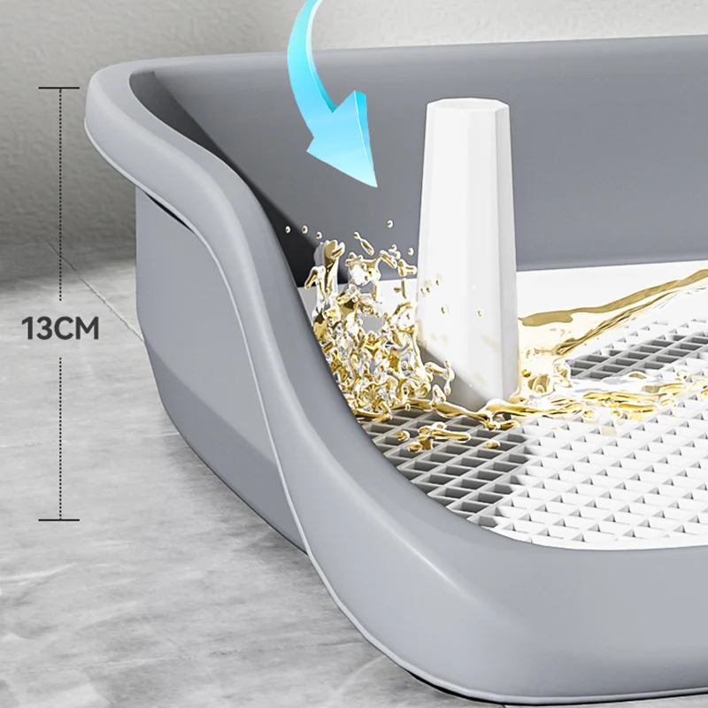 HOOPET-inodoro para perros, inodoro de entrenamiento para mascotas, Teddy, antisalpicaduras, inodoro para perros, suministros para perros - imagen 3