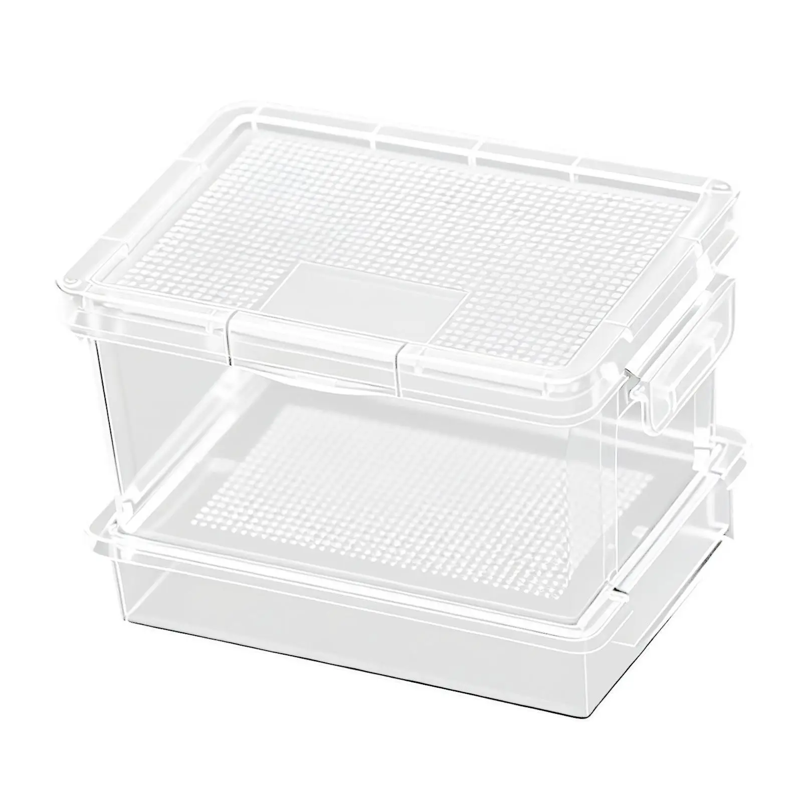 Reptile Feeding Box Portable Reptile Feeder Box for Cricke Raising Mealworms Reptile Feeding Box Portable Reptile Feeder Box for Cricke Raising Mealworms