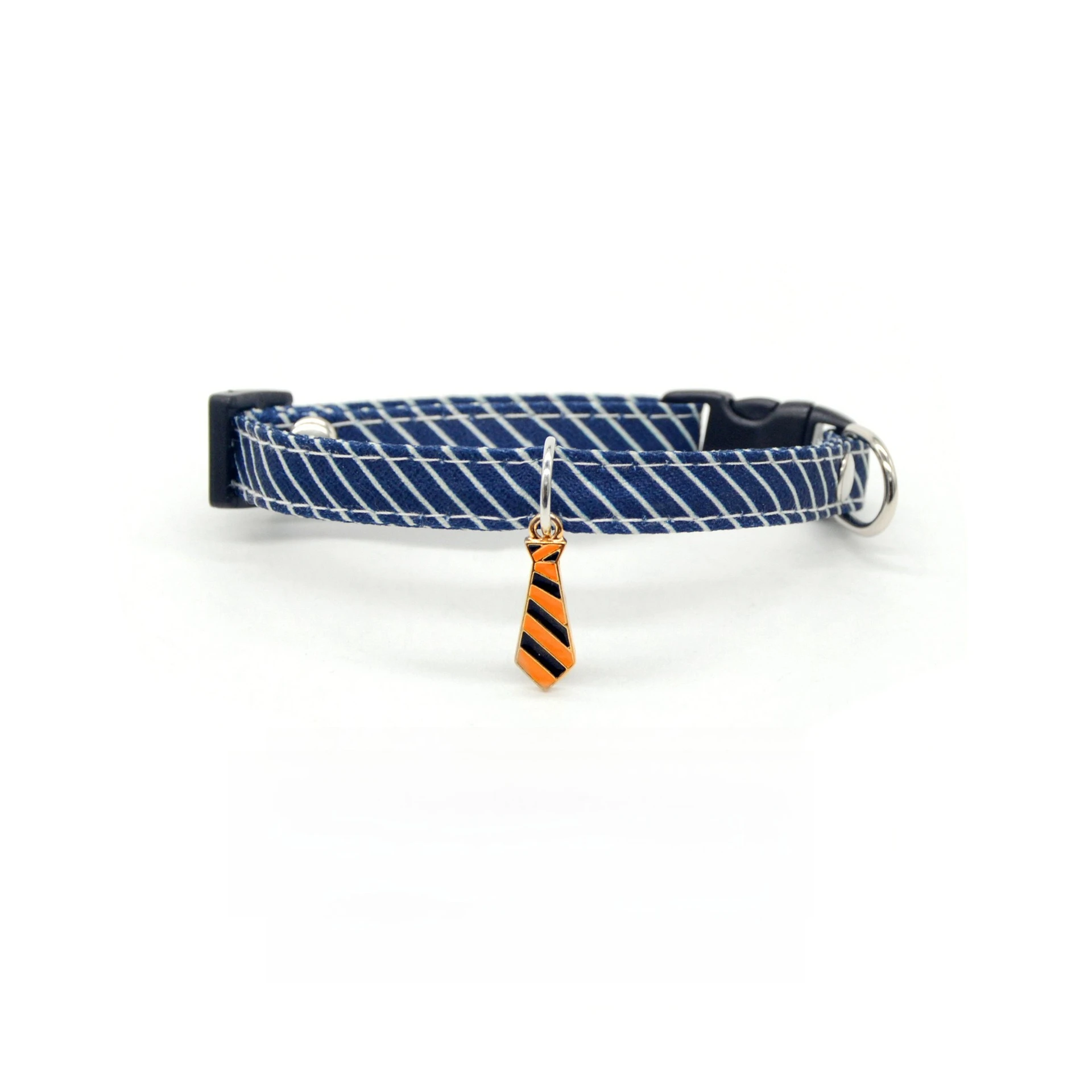 Corbata lazo ajustable a rayas para gato – Accesorio Navidad - imagen 4