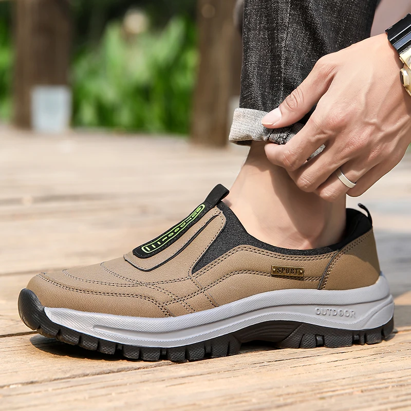 Zapatos de hombre, zapatillas de deporte, zapatillas transpirables para correr, zapatillas ligeras antideslizantes para exteriores, zapatos masculinos - imagen 5