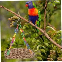 Hamaca mecedora ajustable para jaula de pájaros