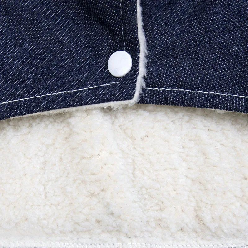 Ropa de invierno para perros, chaleco vaquero cálido, chaqueta para perros pequeños, Chihuahua, Yorks, ropa sin mangas para mascotas, abrigo vaquero para cachorros, chaqueta, ropa - imagen 3