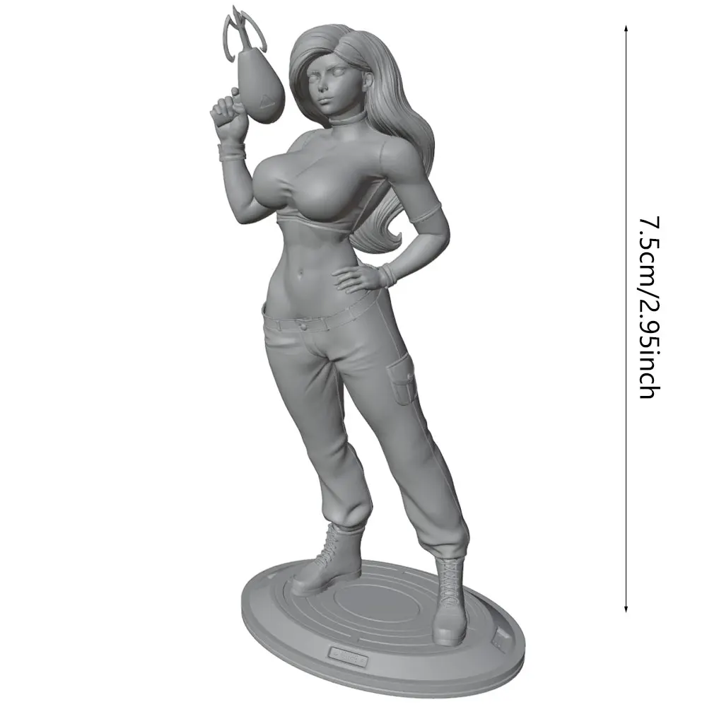 Miniatura de resina sin pintar para juegos de rol y coleccionismo