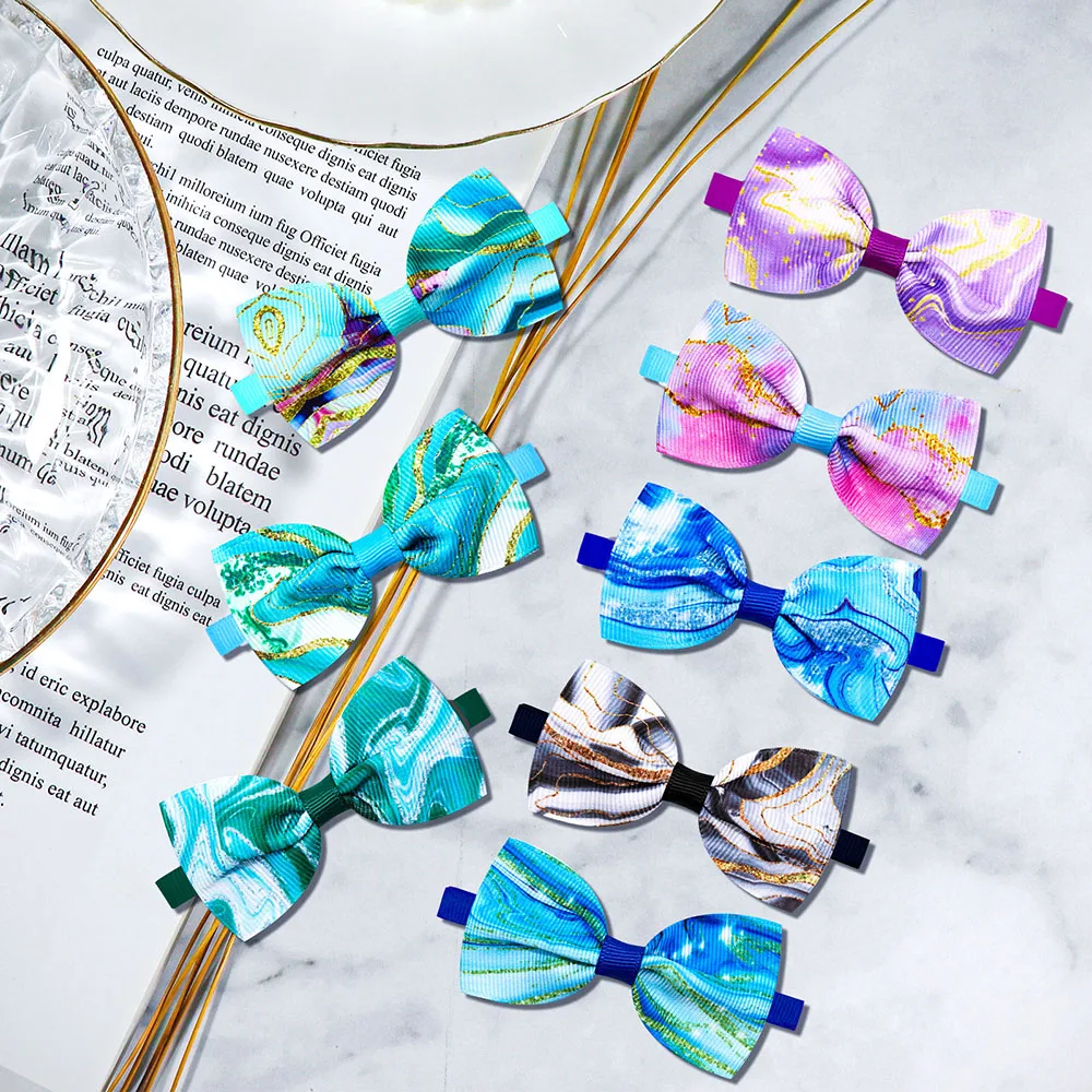 50 Uds. De lazos a granel para perros, pajarita bonita a la moda para perros, pajaritas para perros pequeños y gatos, Collar, productos para el cuidado de mascotas, accesorios para perros - imagen 5