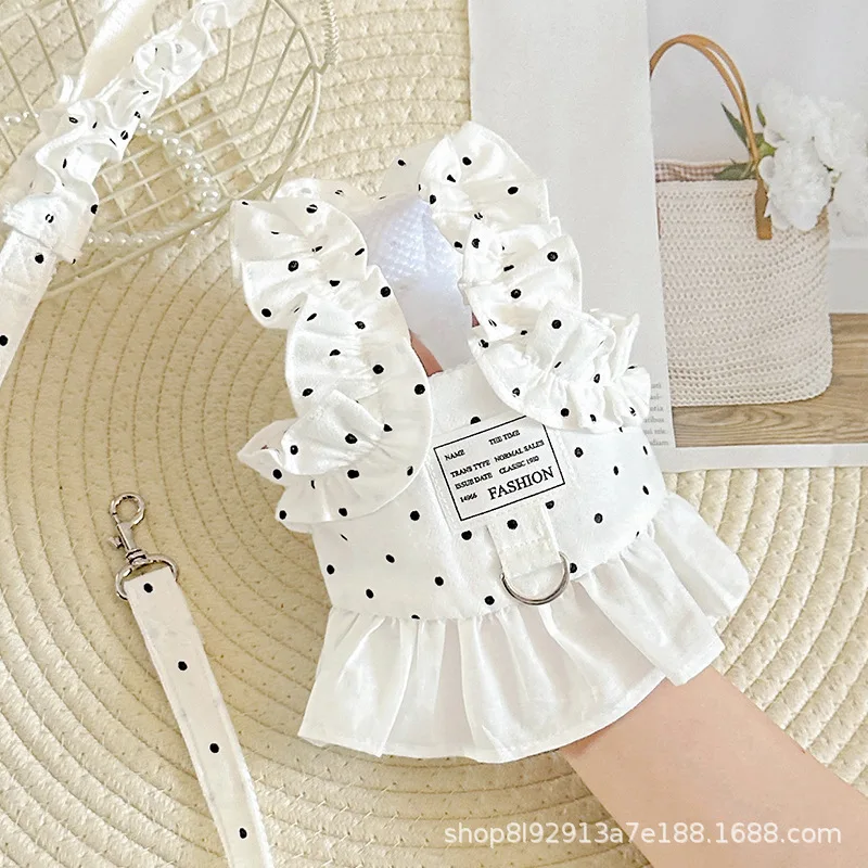 Correa para perros pequeños, arnés de chaleco suave con juego de correa para cachorro/bichon/peluche cuerda para caminar al aire libre - imagen 3