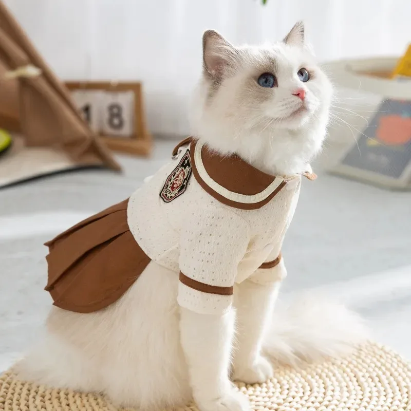 Ropa para mascotas, accesorios para perros, vestido para perros, vestidos pequeños de lujo, disfraz de razas de verano para cachorros, traje suave de invierno para Chihuahua - imagen 5