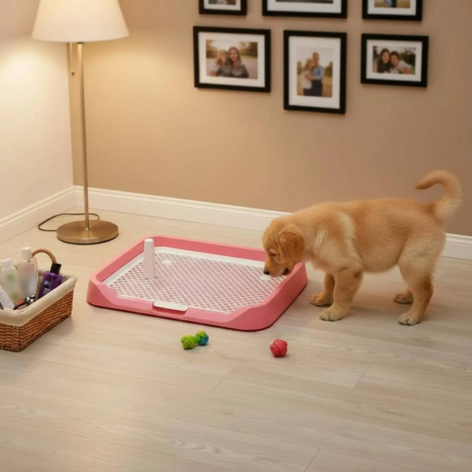 Bandeja sanitaria para cachorros: fácil de limpiar en casa