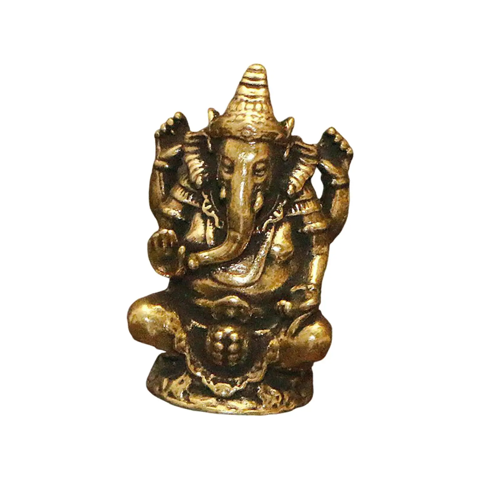 Sitting Buddha Statue Sculpture Collection Handmade Craft Thai Brass Statue Figurine for Bookshelf Home Office Yard Sitting Buddha Statue Sculpture Collection Handmade Craft Thai Brass Statue Figurine for Bookshelf Home Office Yard