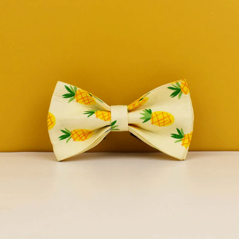 Arnés de algodón suave con estampado de piña para mascotas, Correa con logotipo de diseño personalizado de alta calidad, accesorios de sublimación para Collar de perro, fruta 01 - imagen 5