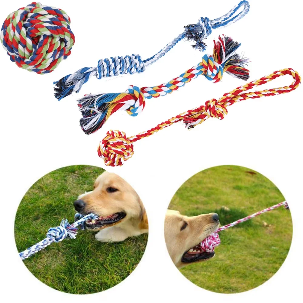Juguete de cuerda para perros en algodón