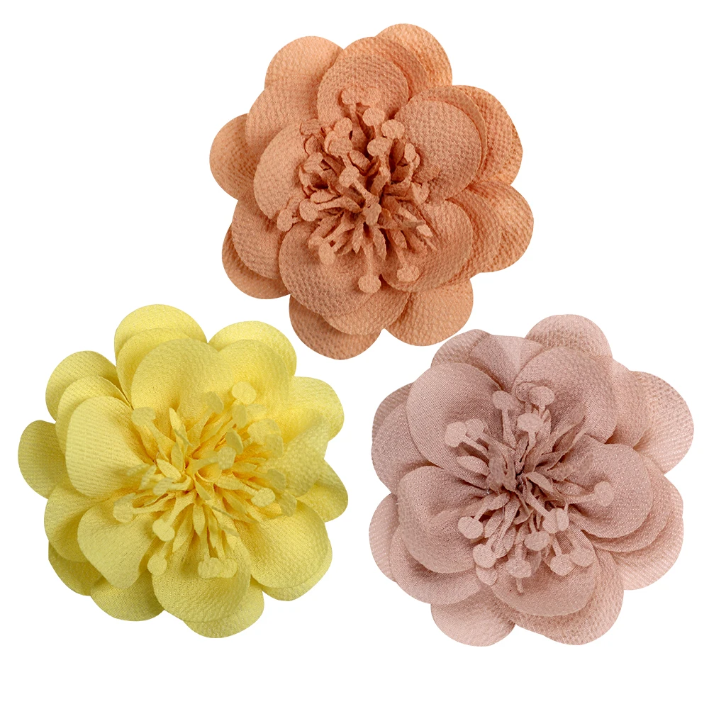Lazos florales para collares de perro con flor grande deslizable
