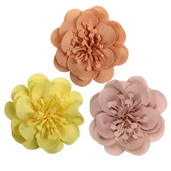 Lazos florales para collares de perro con flor grande deslizable