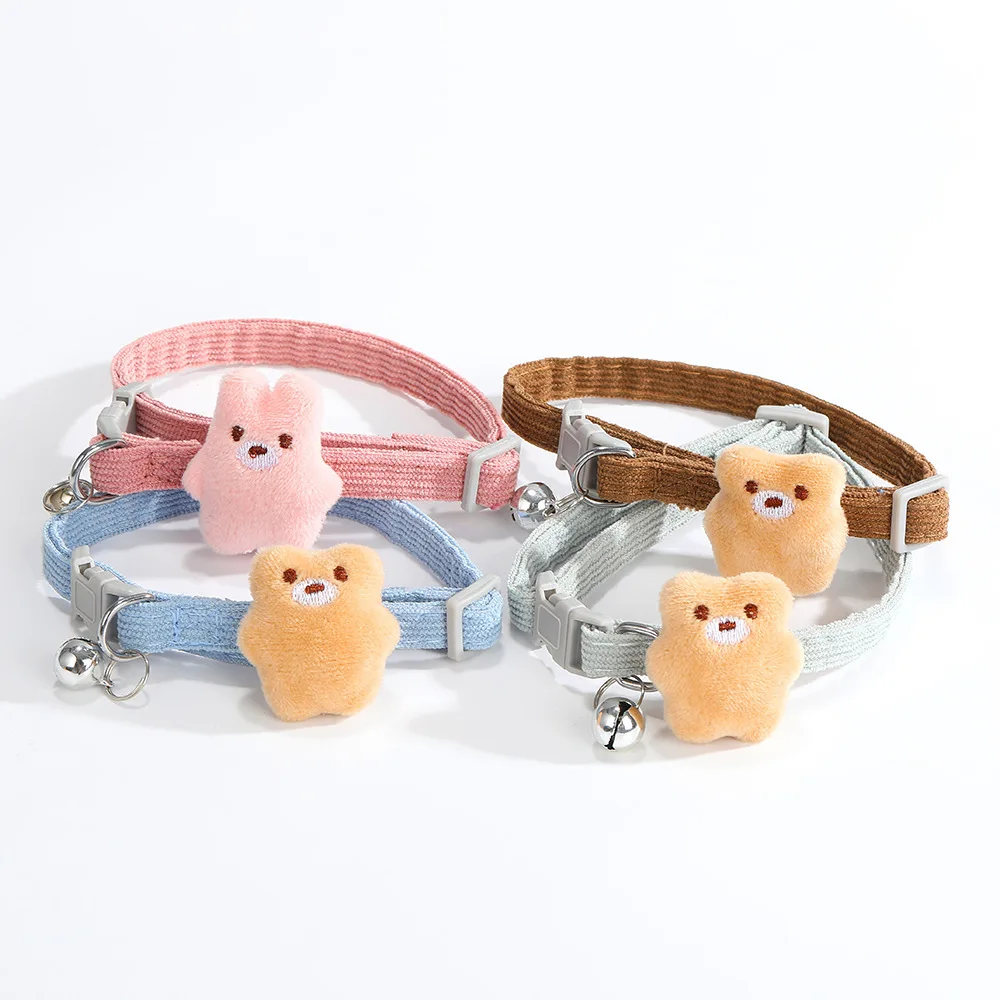 Collar ajustable para mascotas con campana: Collar para perros suave y cómodo, Collar ajustable para cachorros, Banda duradera para el cuello para mascotas