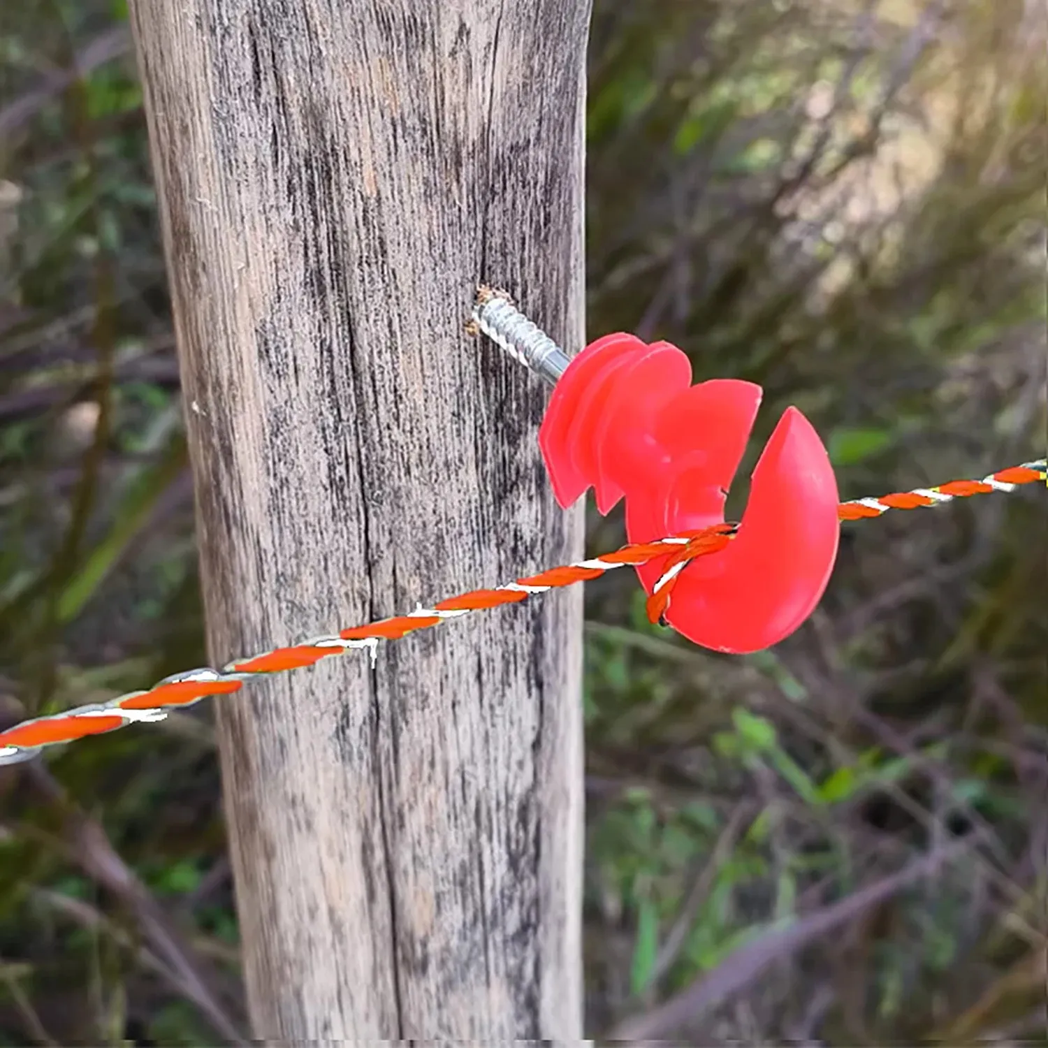 Rollo de 200/500M, cuerda de poliéster eléctrica con cuerda de polietileno de acero para cercas de animales y caballos, alambre y accesorio de resistencia ultrabaja - imagen 4