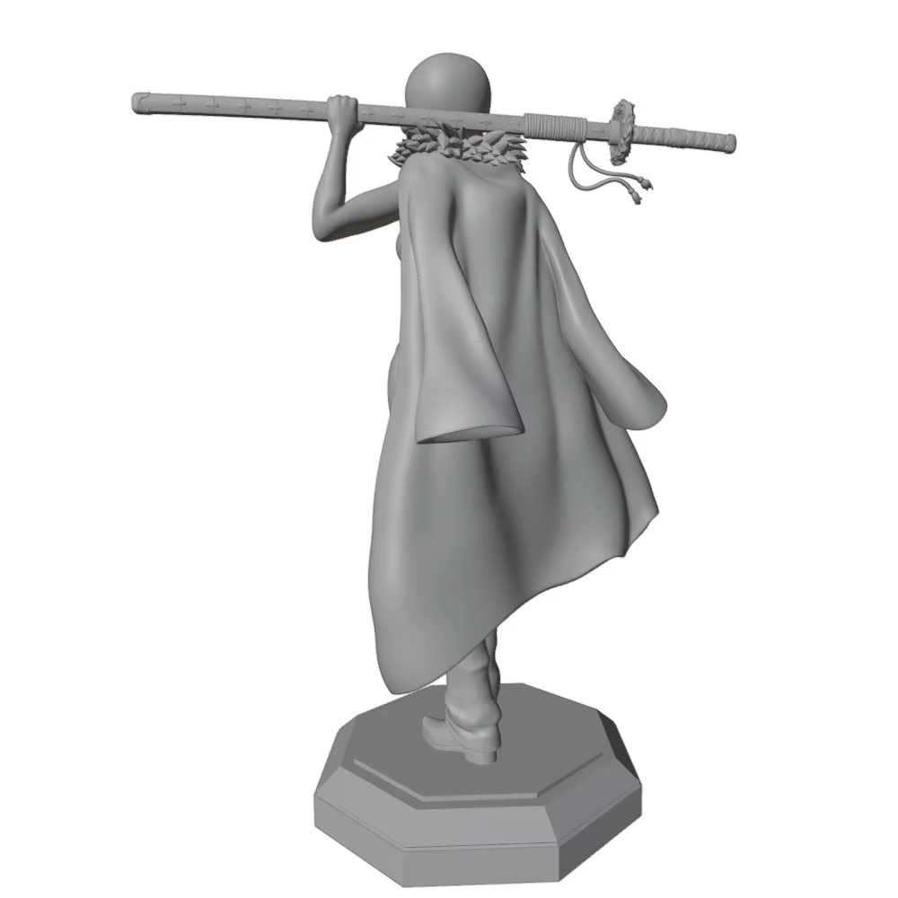 Figura miniatura de resina guerrera para gatos – Sin montar ni pintar - imagen 3