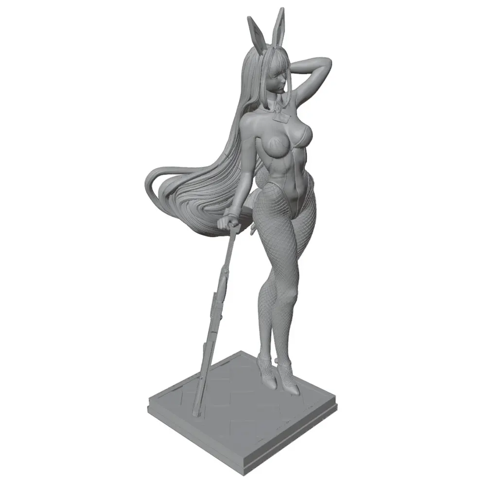 Figura anime 1/24 para colección – Miniatura GK sin pintar - imagen 2